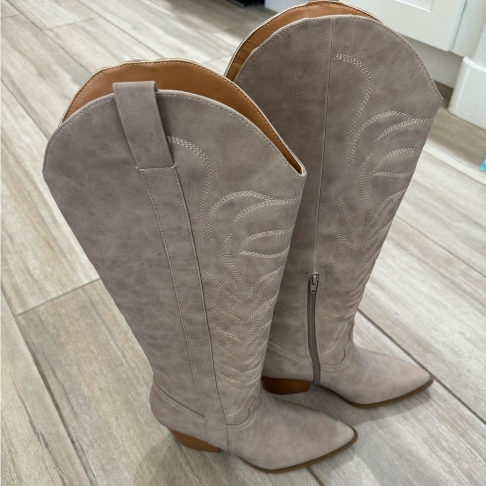 Tall cowboy boots
